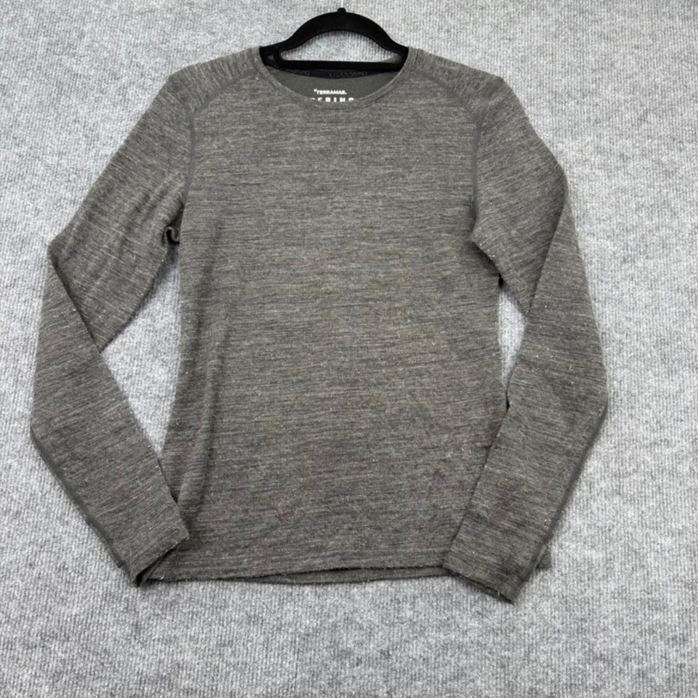 Terramar Woolskins Top Women M Merino Wool Base Layer Hiking Gorpcore Outdoor